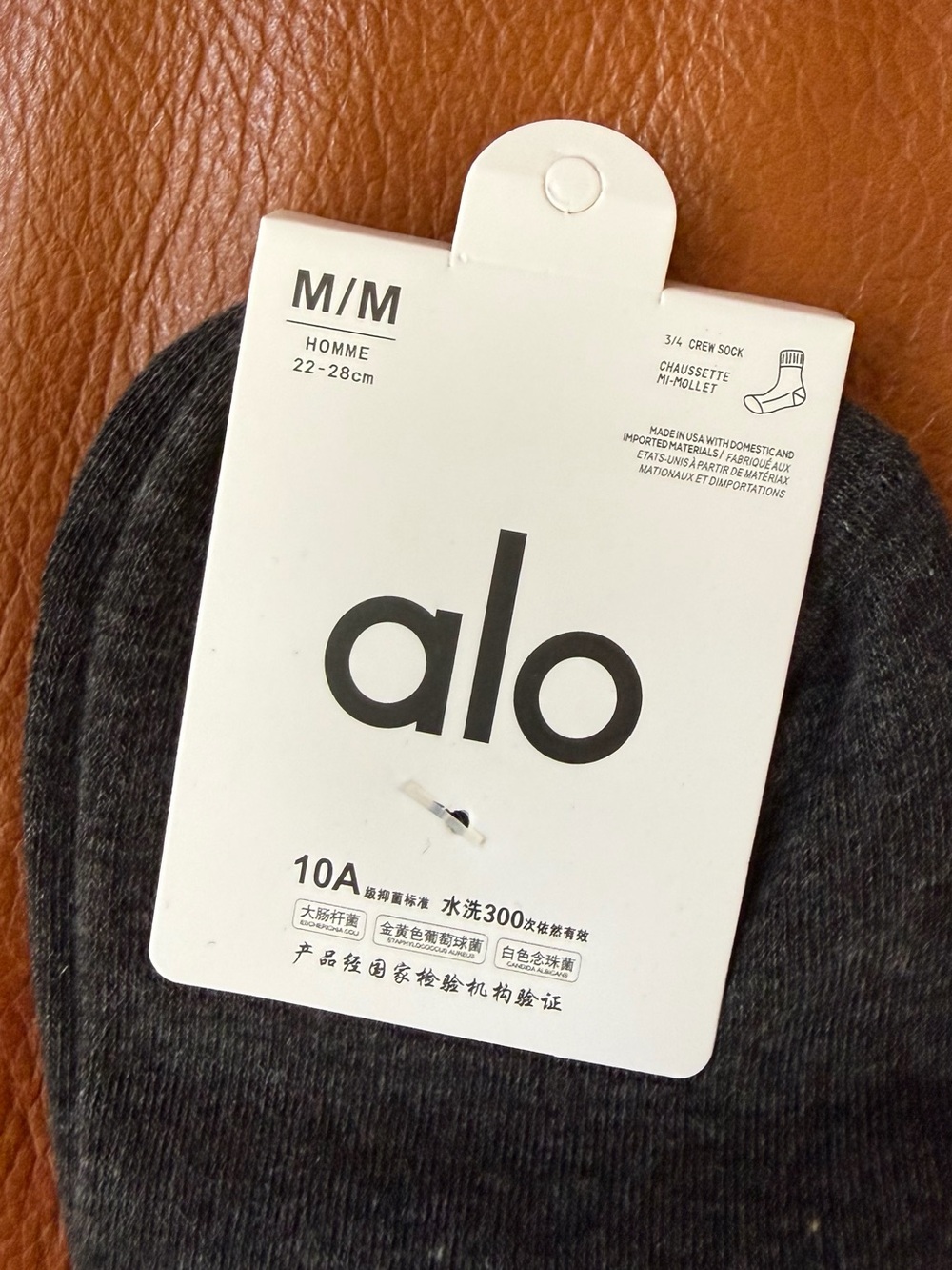 NWB Alo Yoga Unisex Half-Crew Socks – 5 Pairs - Picture 9 of 10